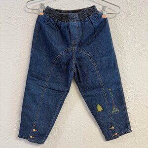 Babymini Par Catimini Kids Children Blue Jeans Pants 4A/102